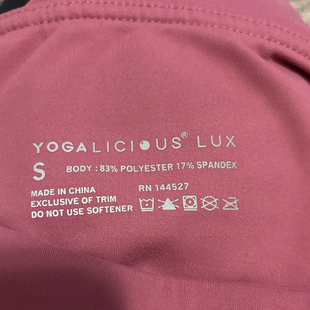 Yogalicious Lux Rose Activewear Top